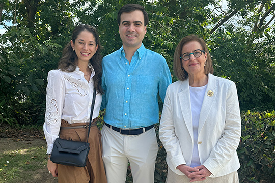 Lisa McGovern attended a Health Equity Fair near San Juan, Puerto Rico, with Rep. Pablo José Hernández and Monica Pascual.